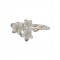 Silver Trio of Flowers Ring