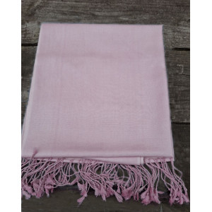 Pink Pure Silk Stole