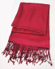 Red Pure Silk Stole