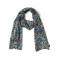 Silk Scarf Samoa Navy