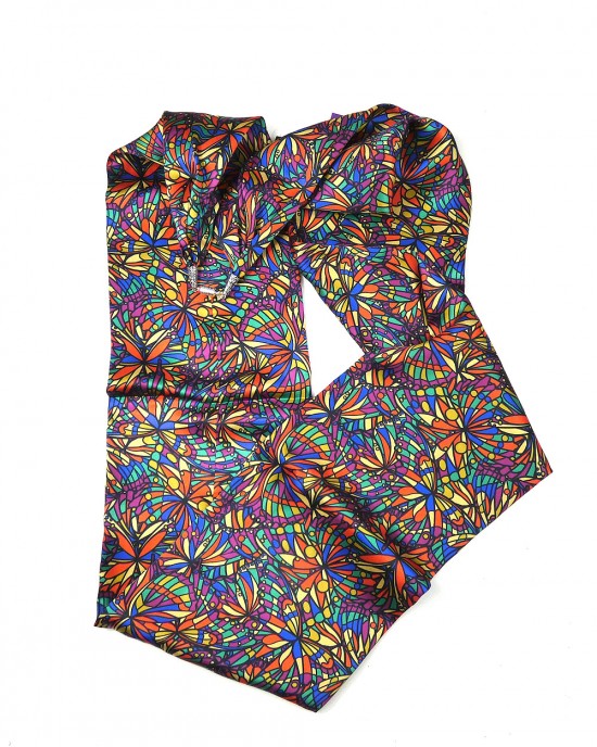 Liberty Silk Satin Scarf, Bright Jewel-SCARVES, SHAWLS, PASHMINAS Liberty Silk Satin Scarf, Bright Jewel