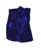 Iridescent Velvet Scarf, Sapphire-SCARVES, SHAWLS, PASHMINAS Iridescent Velvet Scarf, Sapphire