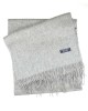 Lambswool Scarf in Light Grey-WOOL & CASHMERE SCARVES Lambswool Scarf in Light Grey