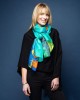 Large Silk Scarf, Synchro-SCARVES, SHAWLS, PASHMINAS Large Silk Scarf, Synchro