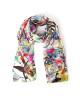 Long Pure Silk Scarf, Kandinsky