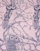 Owl Print Blue on Pink Scarf