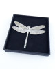 Pewter Scarf Ring - Dragonfly