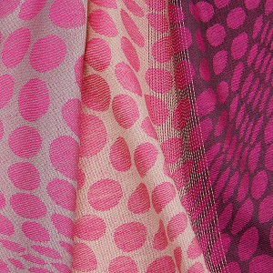 Pink Magenta Spot Print Scarf Pink Magenta Spot Print Scarf