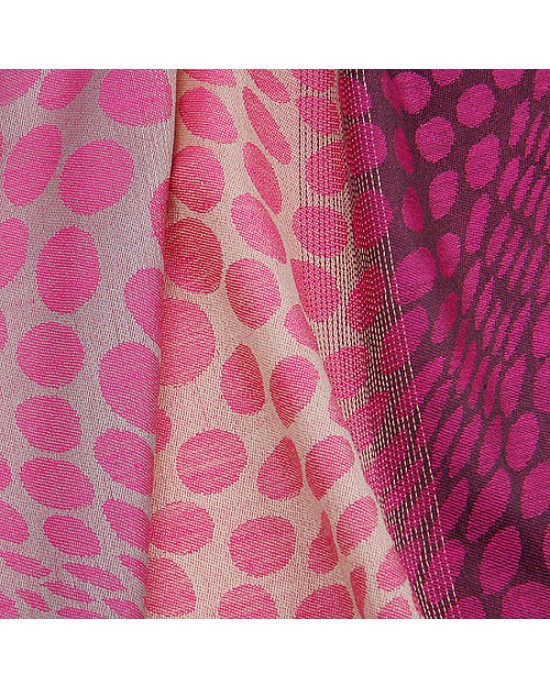 Pink Magenta Spot Print Scarf-SCARVES, SHAWLS, PASHMINAS Pink Magenta Spot Print Scarf