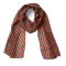 Printed Silk Scarf, Faye Terracotta