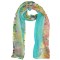 Silk Blended Scarf with Field Flower Design