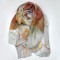 Silk Modal Floral Scarf