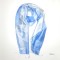 Silk Scarf - Light Blue