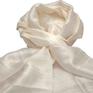 Silk Scarf - Cream Silk Scarf - Cream