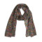 Printed Silk Scarf Crystal Green