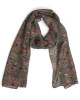 Printed Silk Scarf Crystal Green