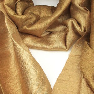Silk Scarf - Gold Silk Scarf - Gold