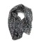 Silk Scarf in Logan Grey