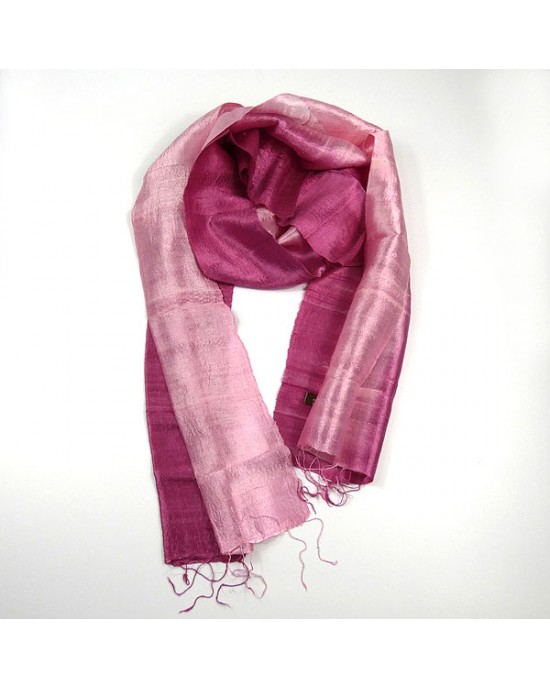 Silk Scarf - Rose-SCARVES, SHAWLS, PASHMINAS Silk Scarf - Rose