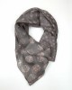 Silk Scarf Spot Grey-SCARVES, SHAWLS, PASHMINAS Silk Scarf Spot Grey