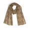 Printed Silk Scarf Regina Mustard