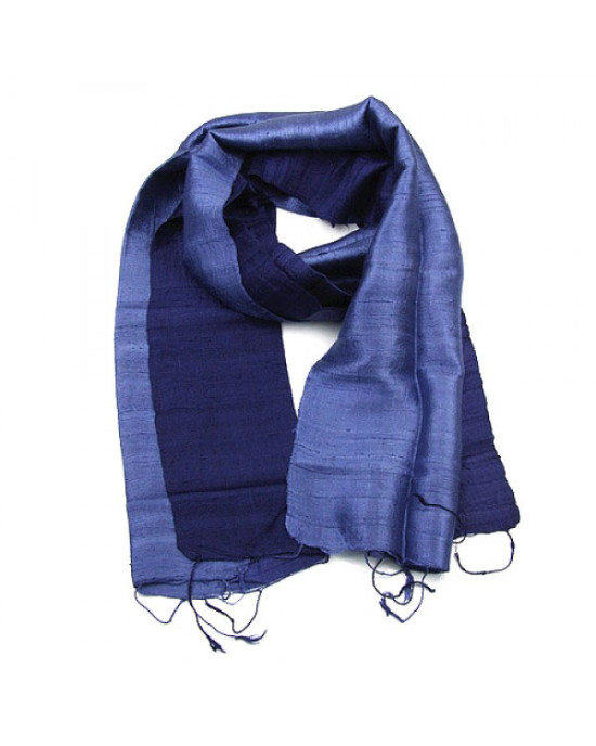 Silk Scarf - Navy Silk Scarf - Navy